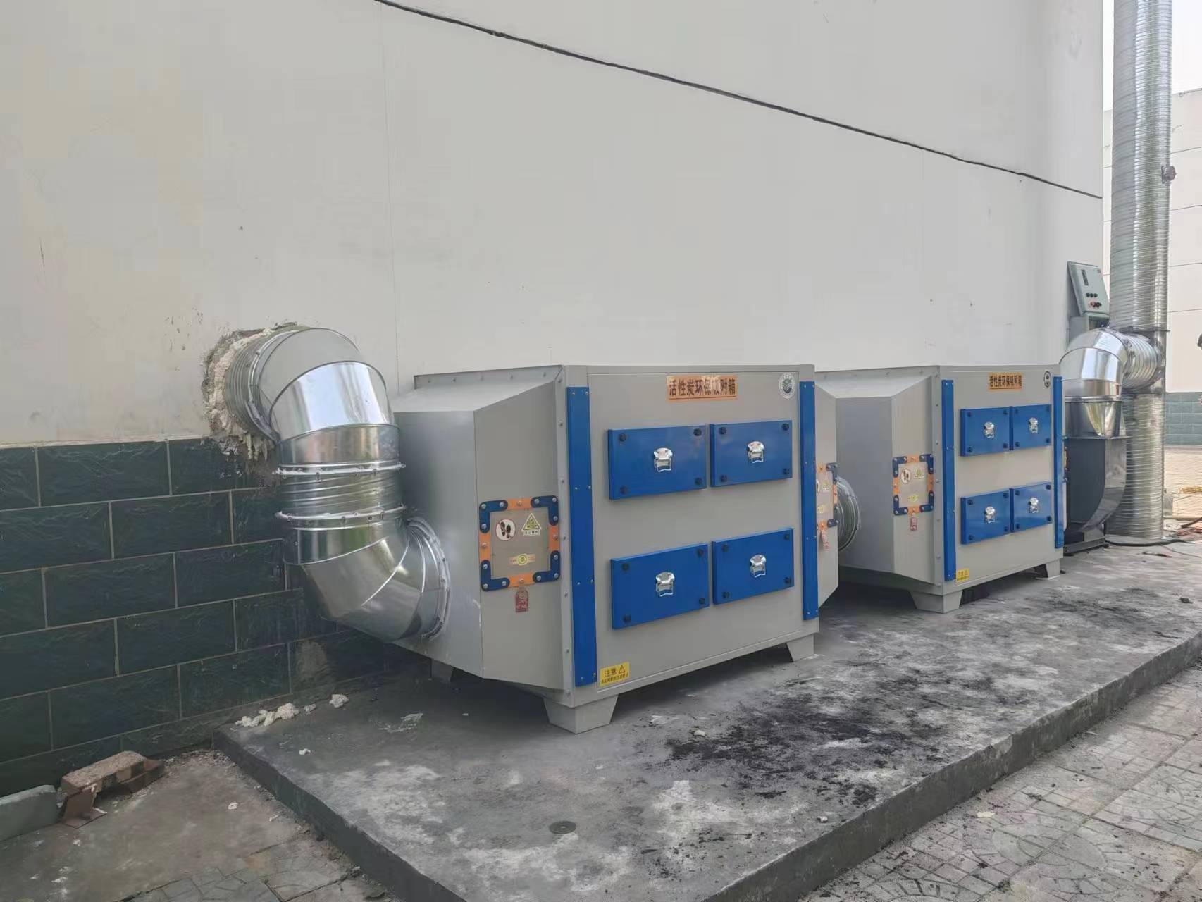 中国航油某油库废弃仓库废气处理设备